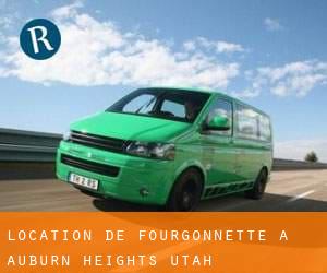 Location de Fourgonnette à Auburn Heights (Utah)
