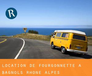 Location de Fourgonnette à Bagnols (Rhône-Alpes)