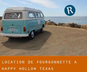 Location de Fourgonnette à Happy Hollow (Texas)