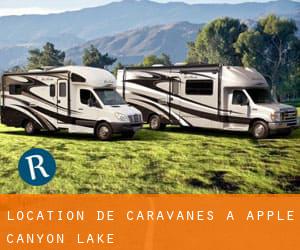 Location de Caravanes à Apple Canyon Lake