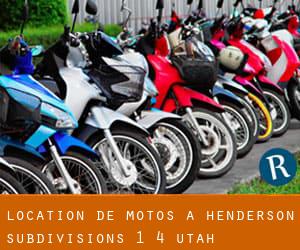 Location de Motos à Henderson Subdivisions 1-4 (Utah)