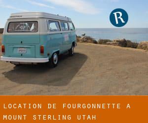 Location de Fourgonnette à Mount Sterling (Utah)