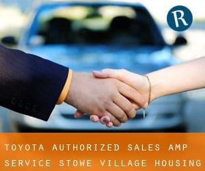 Toyota Authorized Sales & Service (Stowe Village Housing Project)